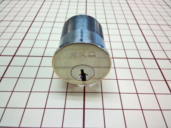 画像4: NKC クマヒラ L=32.6mm 2点抜け シリンダー クマヒラ 金庫 鍵交換 (4)