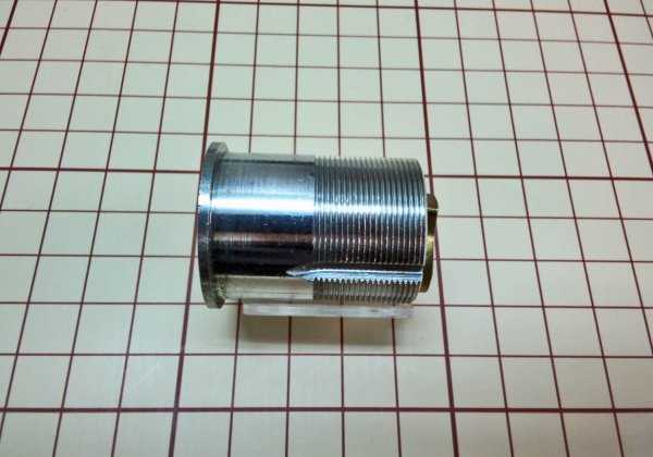 画像2: NKC クマヒラ L=37.4mm 1点抜け シリンダー クマヒラ 金庫 鍵交換 (2)