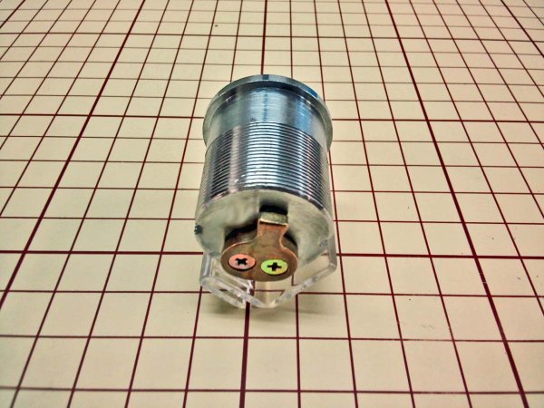 画像3: NKC クマヒラ L=32.6mm 2点抜け シリンダー クマヒラ 金庫 鍵交換 (3)