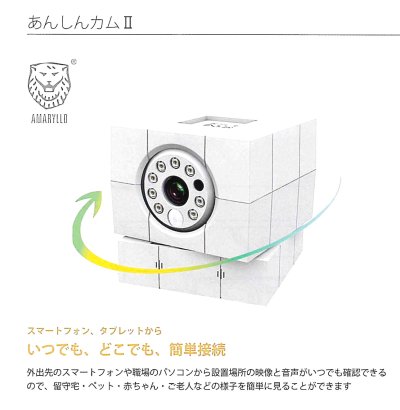 画像1: 超特価！！インターネット遠隔監視カメラ「あんしんカムII」