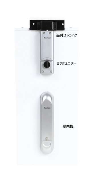 室内機とロックユニットとの位置関係