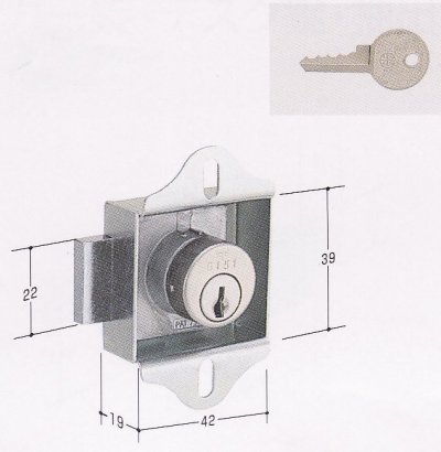 画像1: ＫＲ9７ロッカー錠ＫＲ-２８対応ダイヤ錠