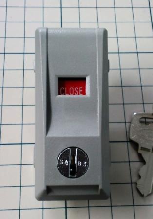 画像: インジケータ付引き戸錠